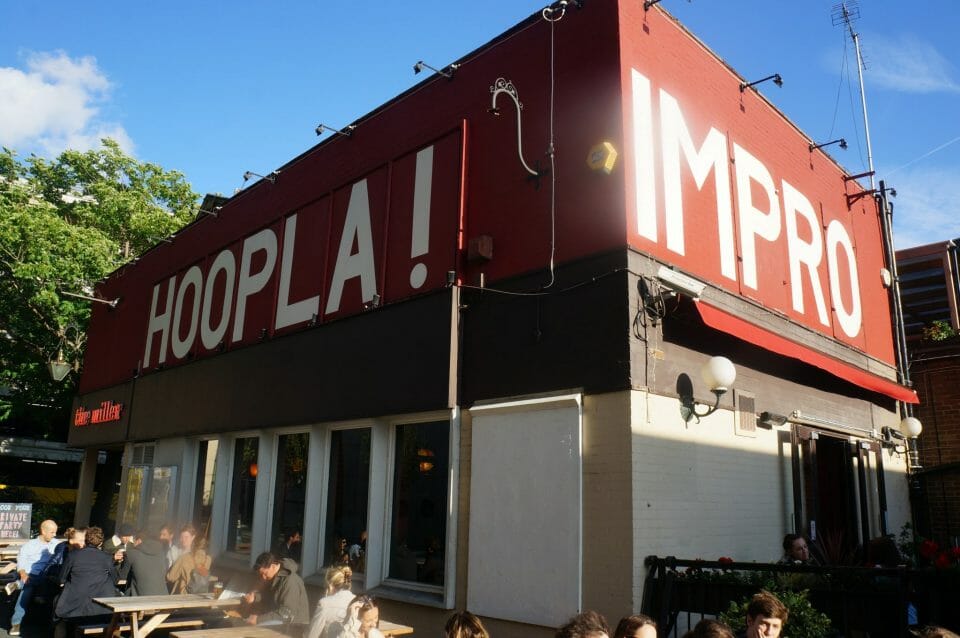 Hoopla Improv venue The Miller London Bridge