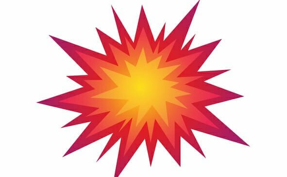 Star bursting boom.Comic book explosion. Vector illustration Star bursting boom.Comic book explosion. Vector illustration
