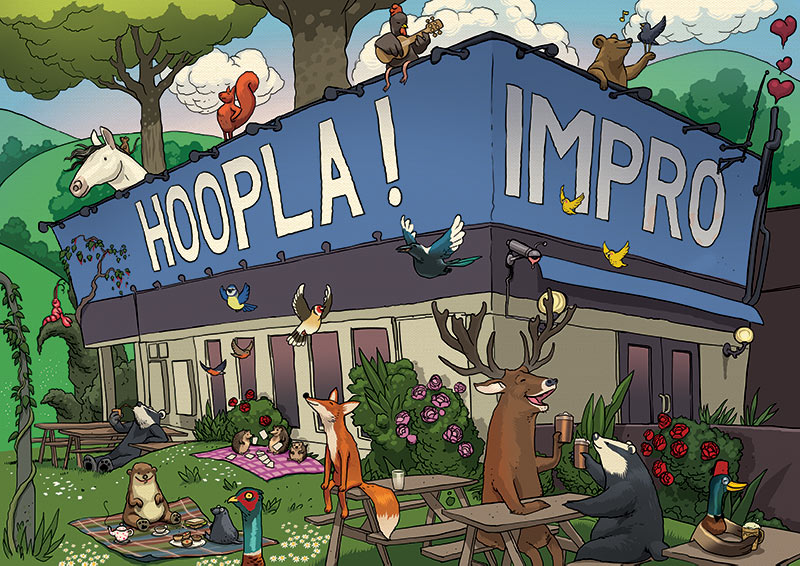 Hoopla Animals Web Banner